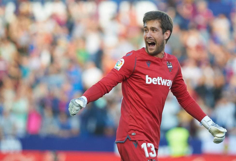 Aitor Fernandez, gardien de but du Levante UD
